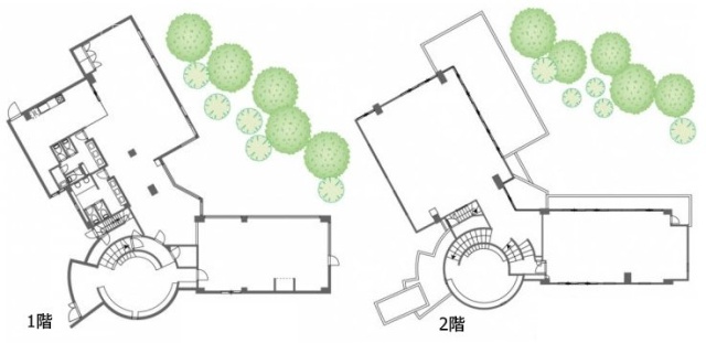 渋谷氷川GROVE1F～2F 間取り図