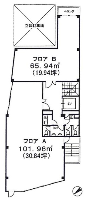 中山本社ビルA 間取り図