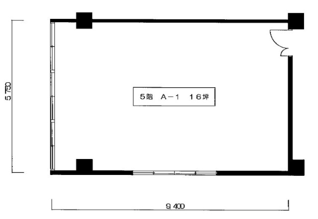 第一白川ビルA-1 間取り図