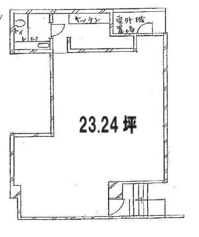 アーバンハイツ田原町ビル1F 間取り図