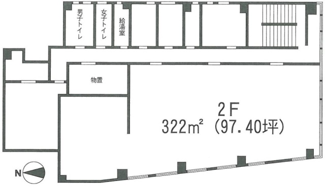 板橋ビル2F 間取り図