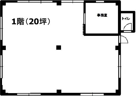 久が原2丁目貸倉庫1F 間取り図