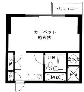 ライオンズプラザ恵比寿309 間取り図