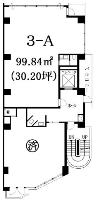 白鳥ビルA 間取り図