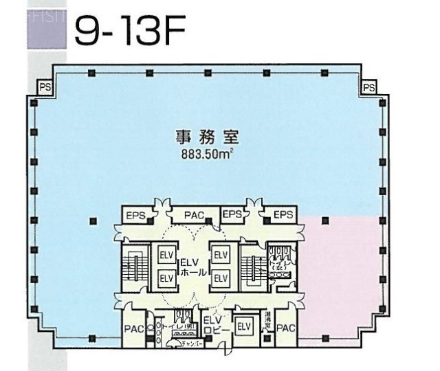 京王府中1丁目ビル12F 間取り図