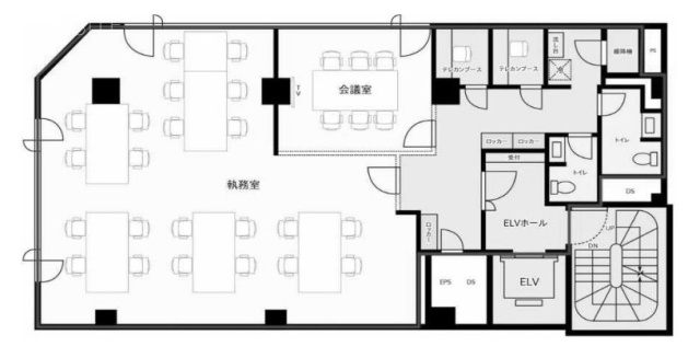 アトリウム日本橋人形町一丁目4F 間取り図