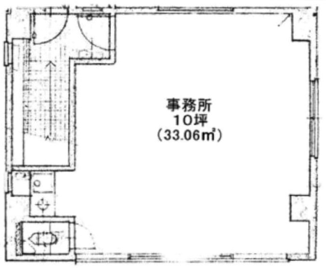 清水ビル2F 間取り図