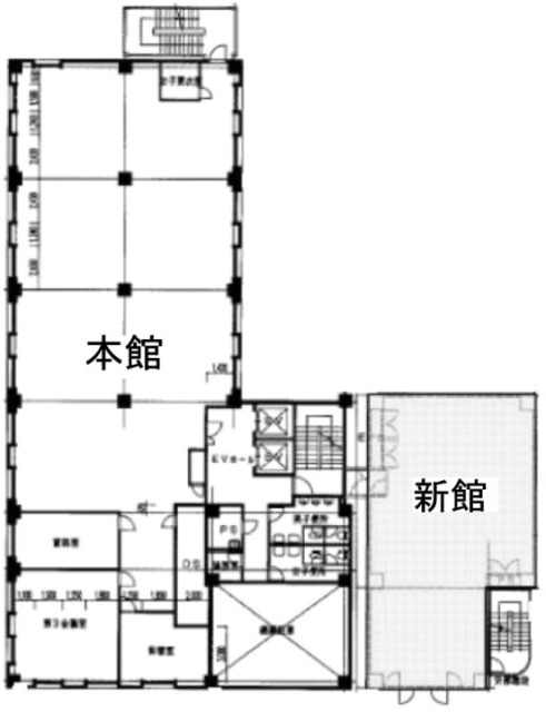 オームビル新館B 間取り図