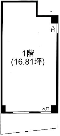 ハイラーク芦花公園ビル1F 間取り図