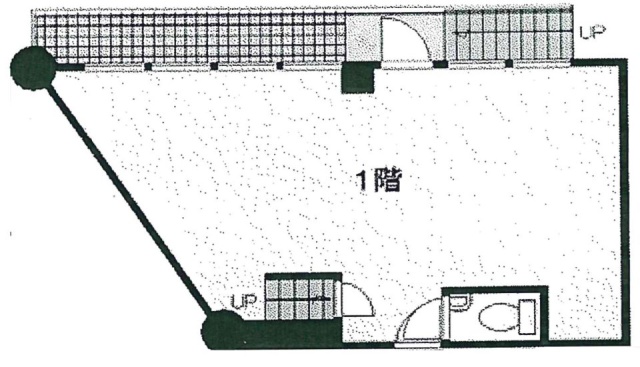 パームヒルズ柿の木坂ビル1F 間取り図