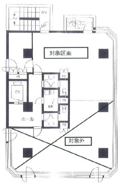 新潟管財四号館4F 間取り図