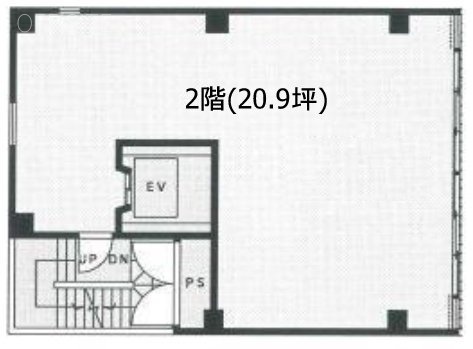 2113雷門2F 間取り図