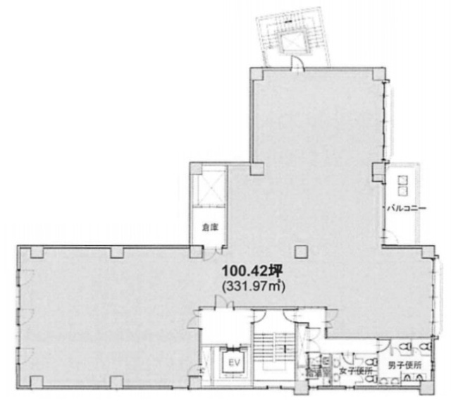 イマス元浅草ビル7F 間取り図