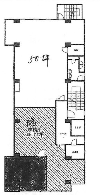 港南日成ビル2F 間取り図