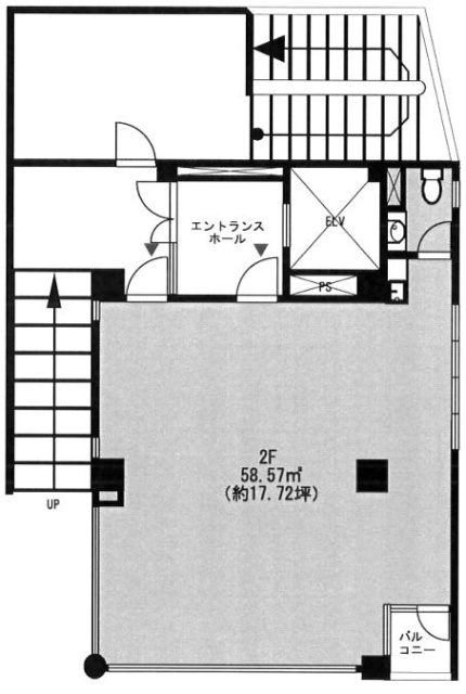 南青山信和ビル2F 間取り図