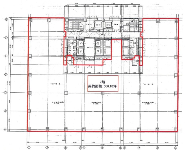 茅場町タワー7F 間取り図