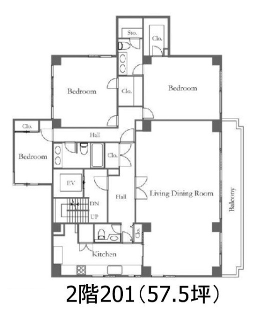 トミーリージェンシー201 間取り図