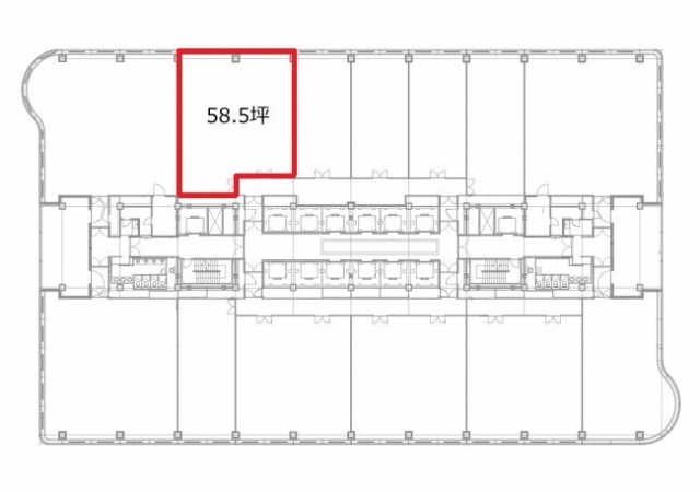 クイーンズタワーC棟8F 間取り図