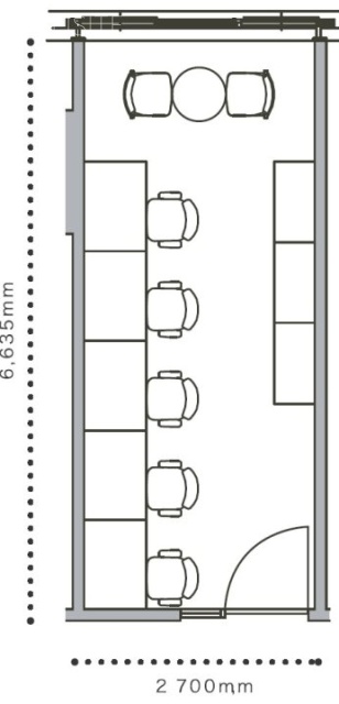 フロンティア新宿タワー202 間取り図