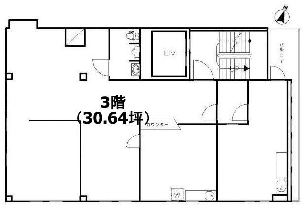 武田製靴アネックスビル3F 間取り図