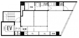 ZA SUITE 日本橋10F 間取り図