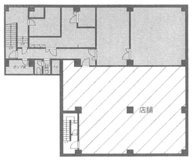 デイム銀座ビルB2F 間取り図
