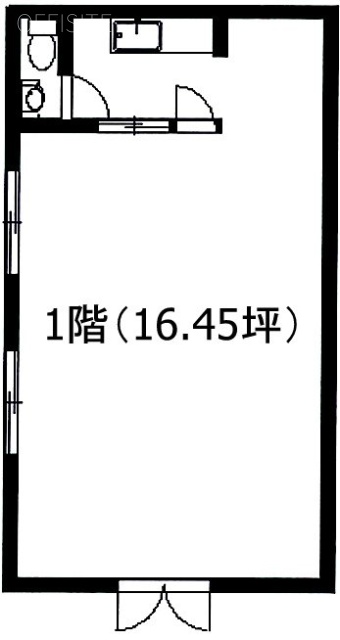 サンライト小林1F 間取り図