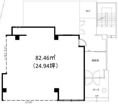 SKYビル1F 間取り図