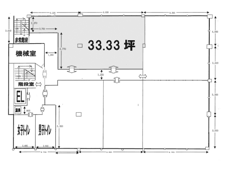 ダイヤビル802-803 間取り図