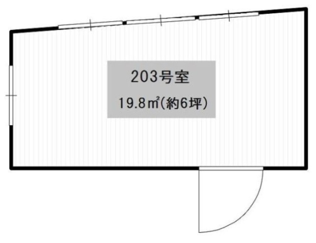 小山ビル203 間取り図