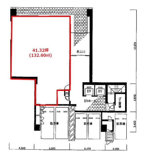 ザイマックス西新橋ビル1F 間取り図