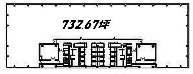 品川フロントビル3F 間取り図