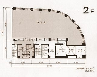 日本橋東硝ビル2F 間取り図