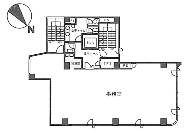 エクシズビル3F 間取り図