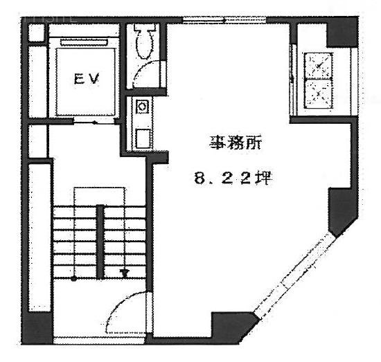 下嶋ビル3F 間取り図