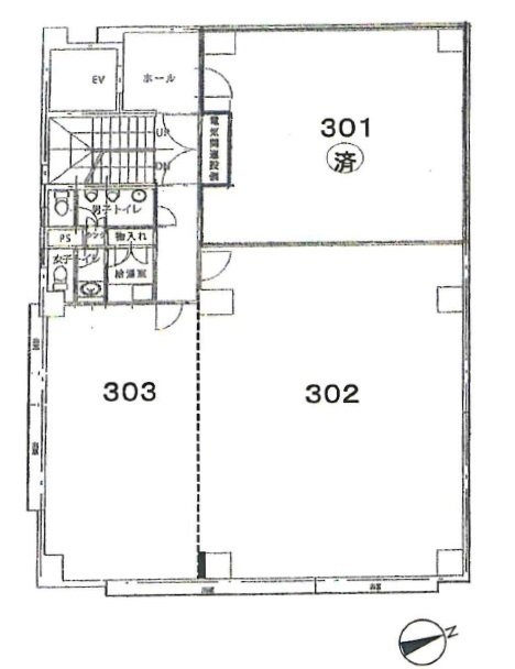 ステップビル302 間取り図