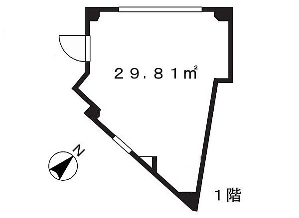 タップビル1F 間取り図