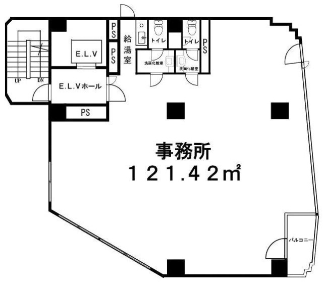 フレックス三軒茶屋7F 間取り図