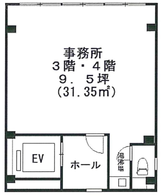 仙海ビル4F 間取り図