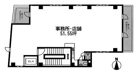 SIコンソートビル5F 間取り図