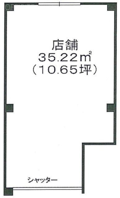 本澤ビル1F 間取り図