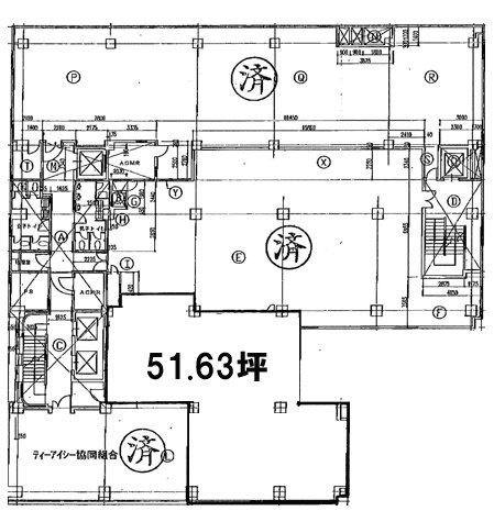 八重洲口会館6F 間取り図