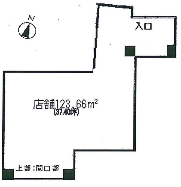 モンテローザ・ケイビル1F 間取り図