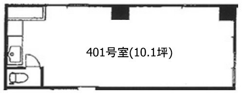桜田ビル401 間取り図