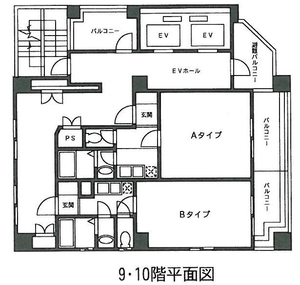 翔和多町ビルB 間取り図