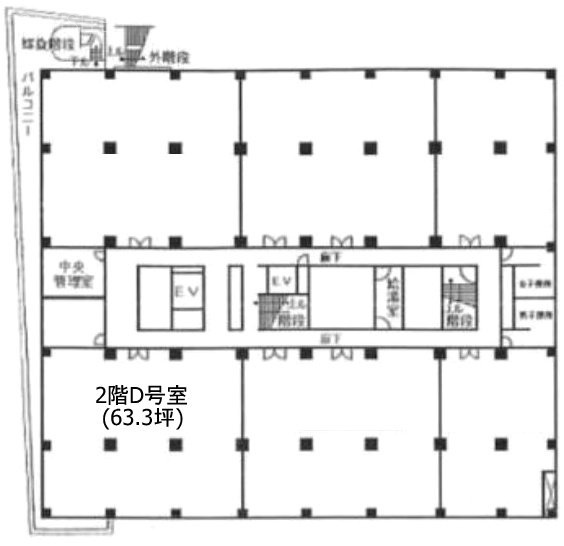 東都自動車ビルD 間取り図