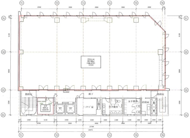 JP茅場町ビル8F 間取り図