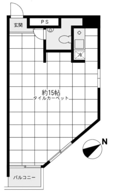 メゾン・ド・グリシーヌ204 間取り図