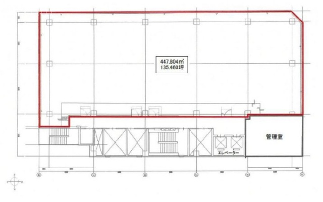 岡谷ビル8F 間取り図