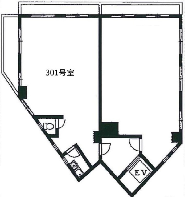 ステーションプラザロイヤル301 間取り図